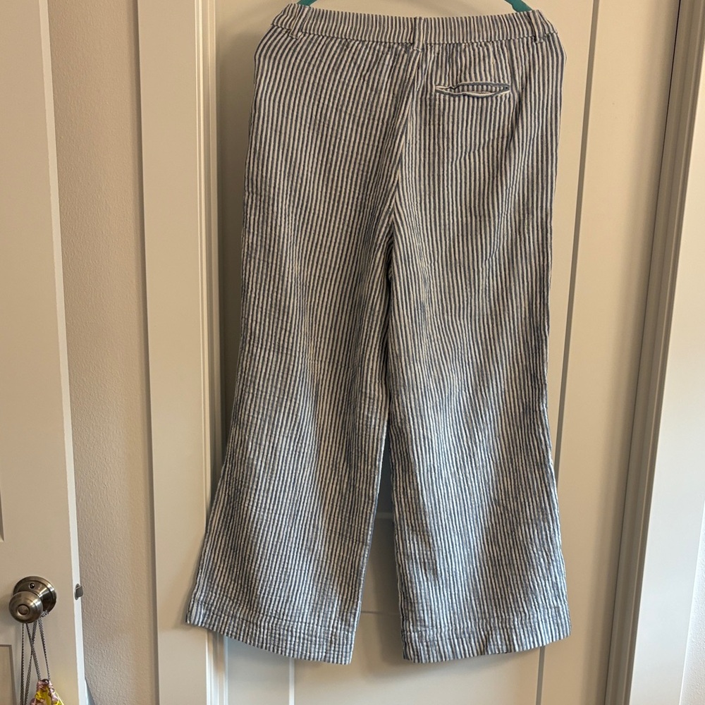 Aerie Blue and White Striped Pants - Picture 3 of 3